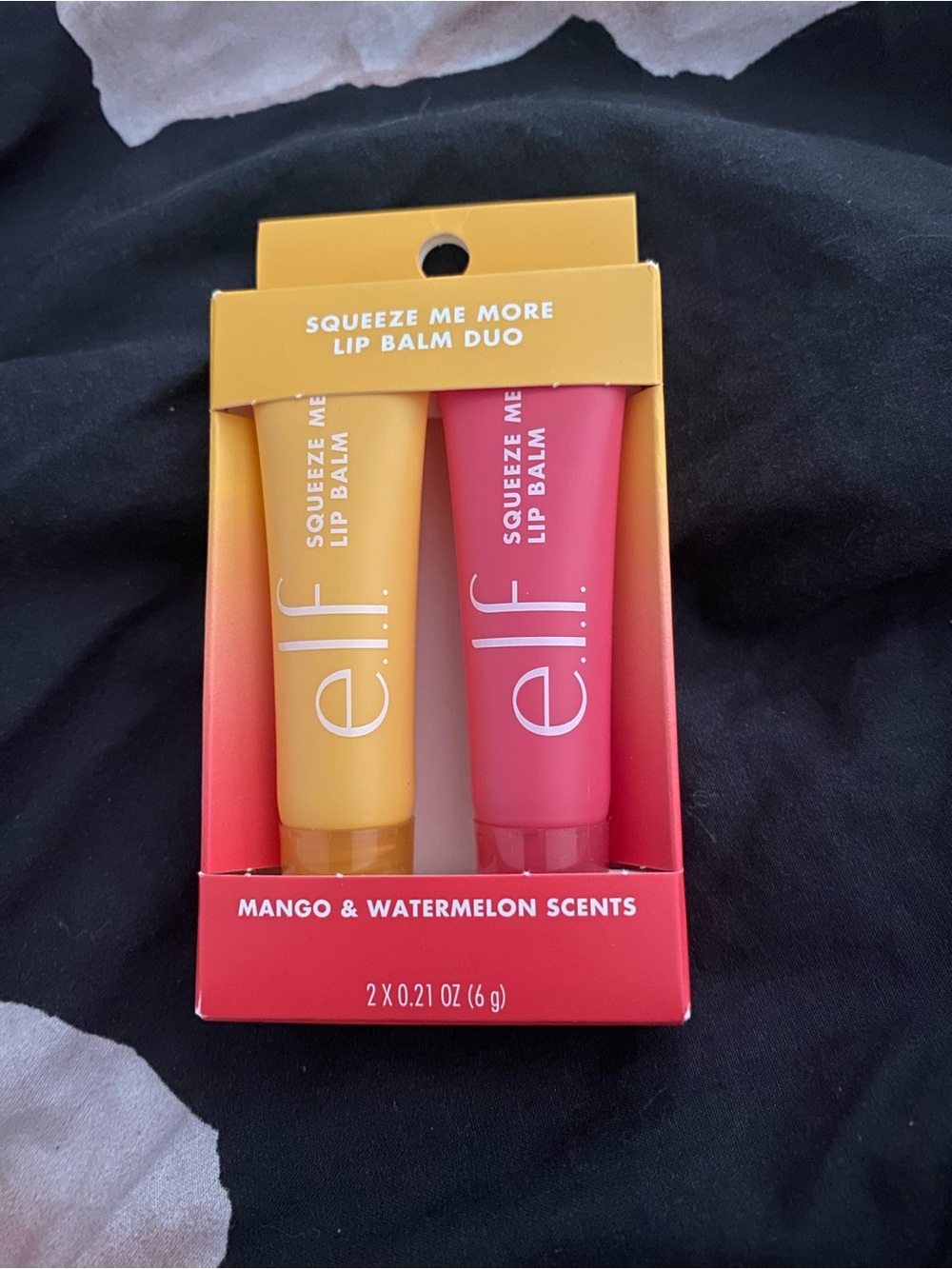 Squeeze Me More Lip Balm Duo - Mango & Watermelon (Yellow & Pink)